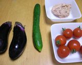 夏野菜たっぷりのサラダ作り方1写真
