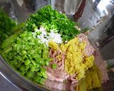 つくねの枝豆入りのおろしポン酢作り方2写真