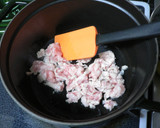 豚肉と茄子の煮物　とろ～り温泉卵のせ♪作り方3写真