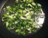 とろ～り卵とチンゲン菜のあんかけ丼作り方2写真