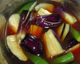 茄子とオクラのピリ辛揚げ浸し作り方6写真