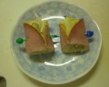 キャベツとじゃこのハムチーズ巻き焼き作り方6写真