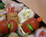 キャベツとじゃこのハムチーズ巻き焼き作り方7写真