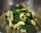 ほうれん草と油揚げの麺つゆ和えサラダ作り方4写真