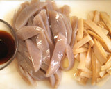 蒟蒻とメンマの甘辛炒め(@>∀<@)作り方1写真