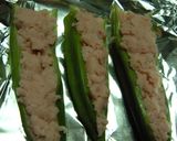 オクラのギョニソ詰め★★作り方3写真