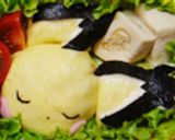 ギザみみピチューのオムライス✿キャラ弁作り方6写真