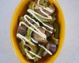 ゴーヤと茄子の味噌マヨチーズ焼き作り方2写真