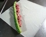 ゴーヤと豚肉の春巻き揚げ（揚げ焼き）作り方4写真