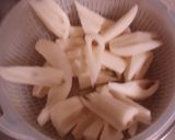 お酢を入れちゃった、レンコンきんぴら☆作り方1写真