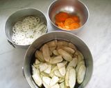 かぼすでさわやか、鶏と根菜のサラダ作り方2写真