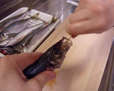 必見！！【割り箸】で魚の内臓を取る方法♥作り方9写真
