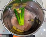 基本の☆茹で鶏＆大葉ソース作り方3写真
