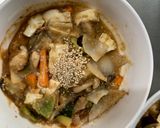 肉無豆腐さっぱり梅味噌レモン味野菜炒め作り方18写真