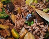 牛肉となすとピーマンの焼肉のたれ炒め作り方6写真