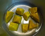 かぼちゃの牛肉あんかけ☆作り方1写真