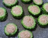 ゴーヤの肉詰め【オイスターだれでコク甘】作り方5写真