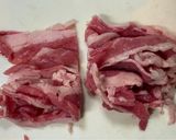 簡単夕食・おつまみ★フライパンで甘辛〜肉豆腐作り方3写真