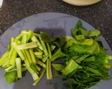 豆腐と小松菜のふわふわ卵炒め作り方1写真