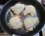 ☆鶏むね肉の香草パン粉焼き☆作り方7写真