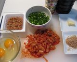 マイルドな♪キムチ納豆チャーハン作り方1写真