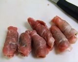 豚肉の青紫蘇チーズ巻き作り方2写真