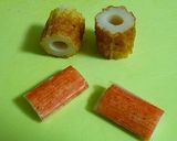 お弁当に✿ちくわ×かにかまのお花作り方1写真