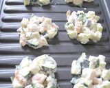 オーブンで♪ズッキーニとえびのかき揚げ作り方5写真