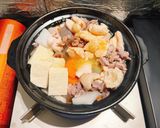 鶏モツと根菜の味噌煮込み作り方6写真