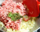 ちょっと大人のバジルハンバーグ作り方3写真