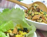 鮭フレークと納豆のレタス包み作り方11写真