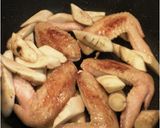 ***鶏手羽先ごぼう★甘辛煮***作り方4写真