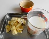 美味しい♪バナナ入りカフェモカプリン作り方1写真