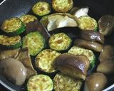 ズッキーニと椎茸のニンニク醤油炒め作り方3写真