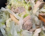 チーズ入り！豚バラのキャベ玉炒め作り方5写真