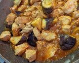 簡単★ワンパン!鶏肉と茄子のトマト煮込み作り方5写真
