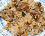 大葉にんにく醤油で過去最高のチャーハン!作り方7写真