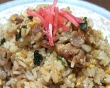 大葉にんにく醤油で過去最高のチャーハン!作り方8写真