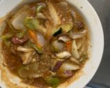 お一人様洋風中華丼味根菜たっぷり野菜炒め作り方17写真