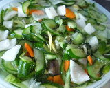 夏野菜を使って福神漬け作り方2写真
