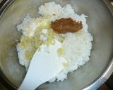 鮭のせ梅蒸しご飯作り方2写真