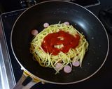 パスタとおにぎりで可愛いキャラ弁ガール♬作り方3写真