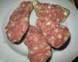 茄子の挽肉詰め☆セロリ入り☆作り方2写真