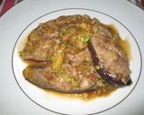 茄子の挽肉詰め☆セロリ入り☆作り方5写真