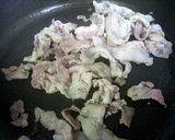 茗荷と豚肉炒め作り方4写真