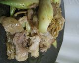 茗荷と豚肉炒め作り方6写真