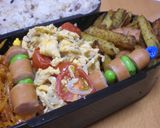プチトマトとじゃこのスクランブルエッグ作り方8写真