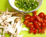 焼さけあらほぐしの卵とじスープ作り方1写真