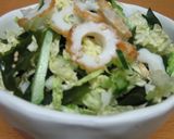 白菜のシャキシャキ和風サラダ作り方4写真