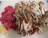キノコたっぷり♪牛肉しぐれうどん作り方1写真